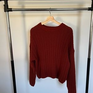 Red Knit Sweater